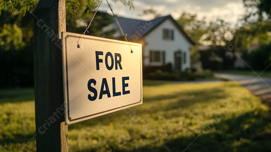 Foto Placa For Sale Casa Residencial Imobiliária