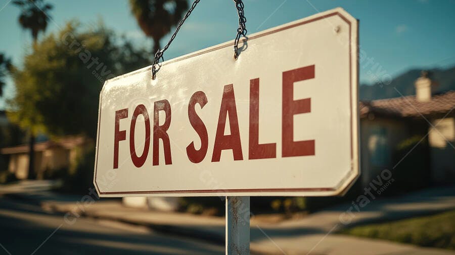 Foto Placa For Sale Imóvel à Venda Residencial Rua