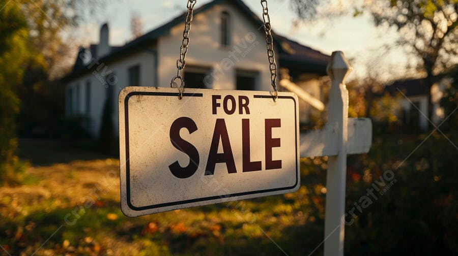 Foto Placa For Sale Casa Residencial Imóvel Venda