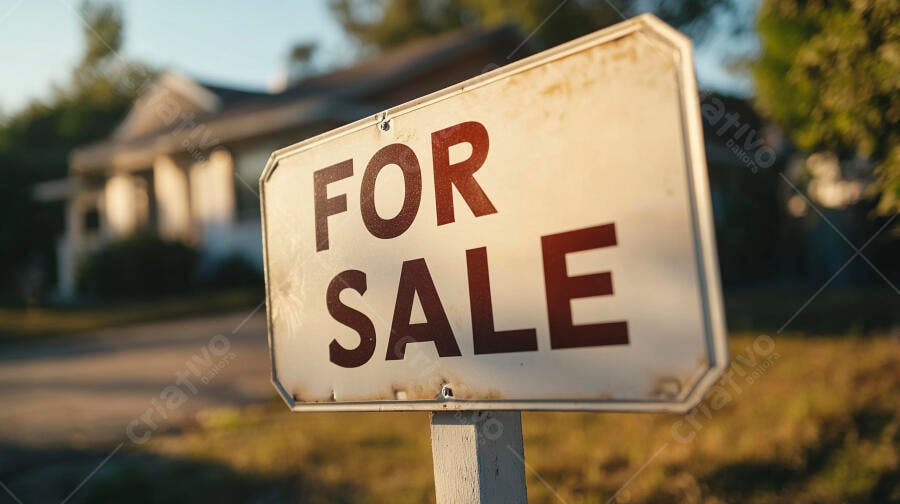 Foto Placa For Sale Imóvel à Venda Casa Residencial