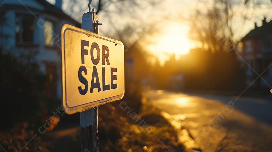 Foto Placa For Sale Imóvel à Venda Pôr do Sol Dourado