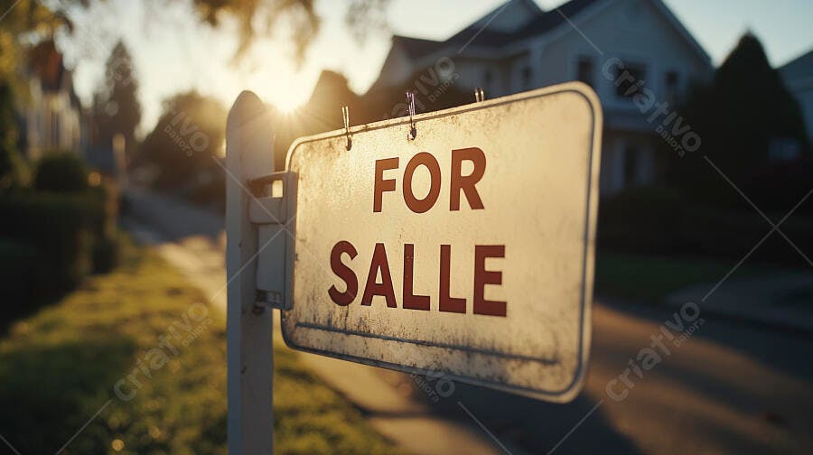 Foto Placa For Sale Imóvel à Venda Residencial Pôr do Sol