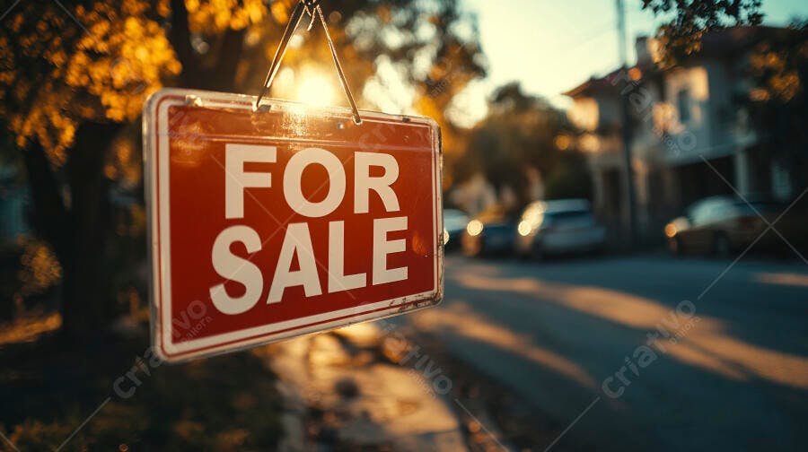 Foto Placa For Sale Imóvel à Venda Rua Residencial