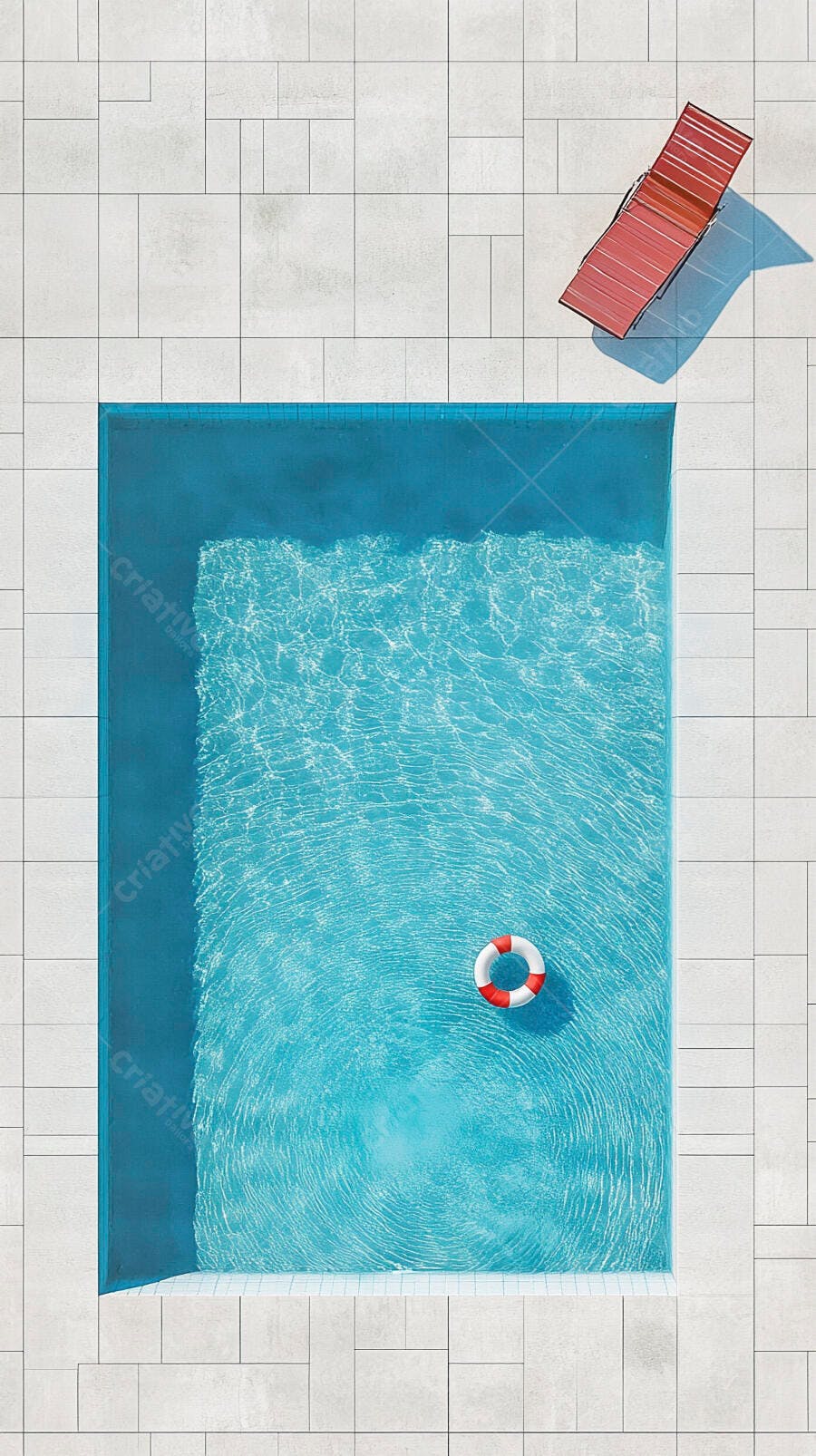 Foto Piscina Vista Aérea Boia Salva Vidas Cadeira de Praia