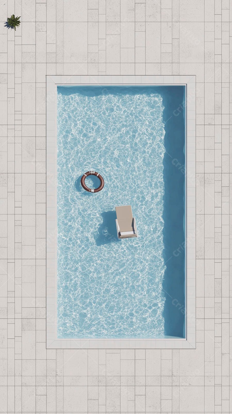 Foto Piscina Vista Aérea Cadeira de Praia Boia Verão