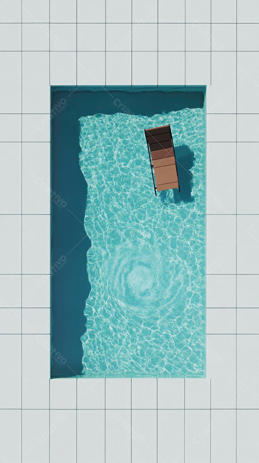 Foto Piscina Vista Aérea Cadeira de Sol Verão