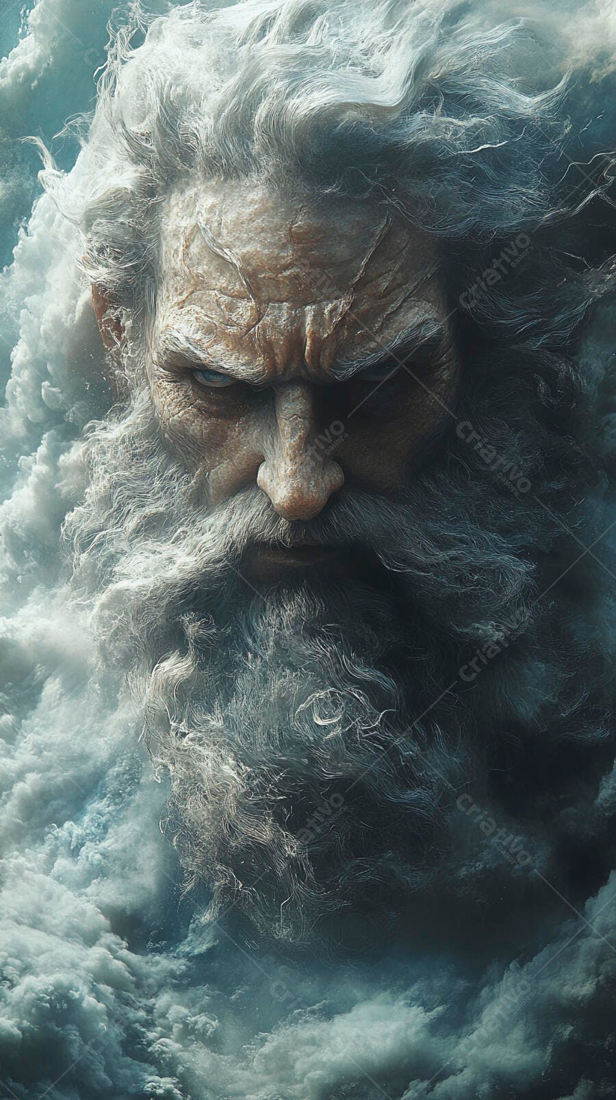 Deus Zeus Mitologia Grega Nuvem Tempestade