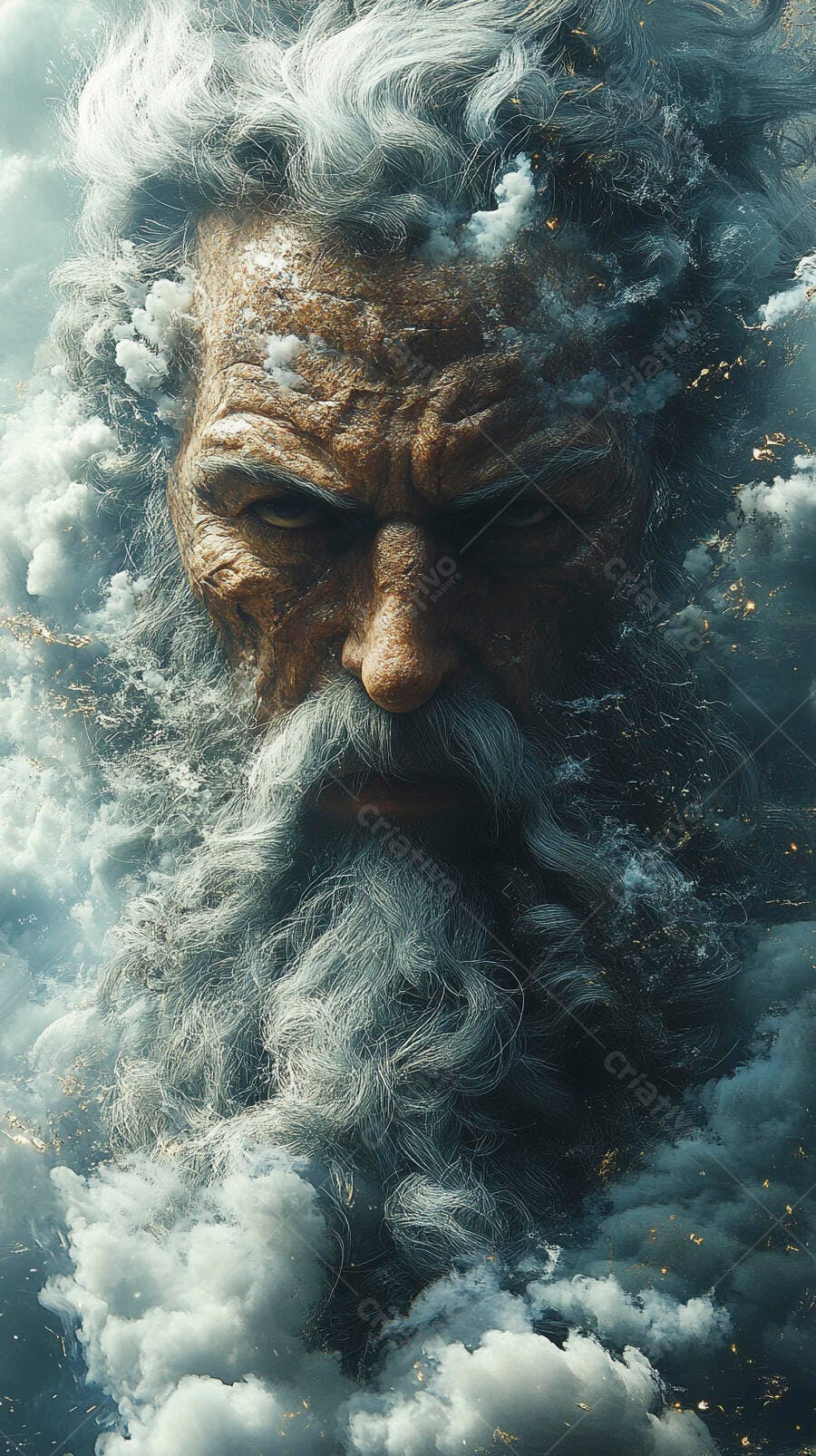 Foto Zeus Deus Grego Mitologia Nuvens Céu