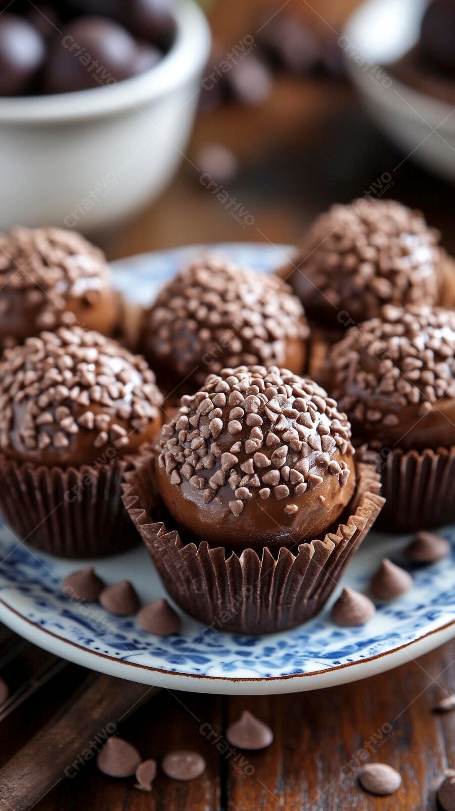 Foto Brigadeiro Gourmet Granulado Chocolate Doce Festa