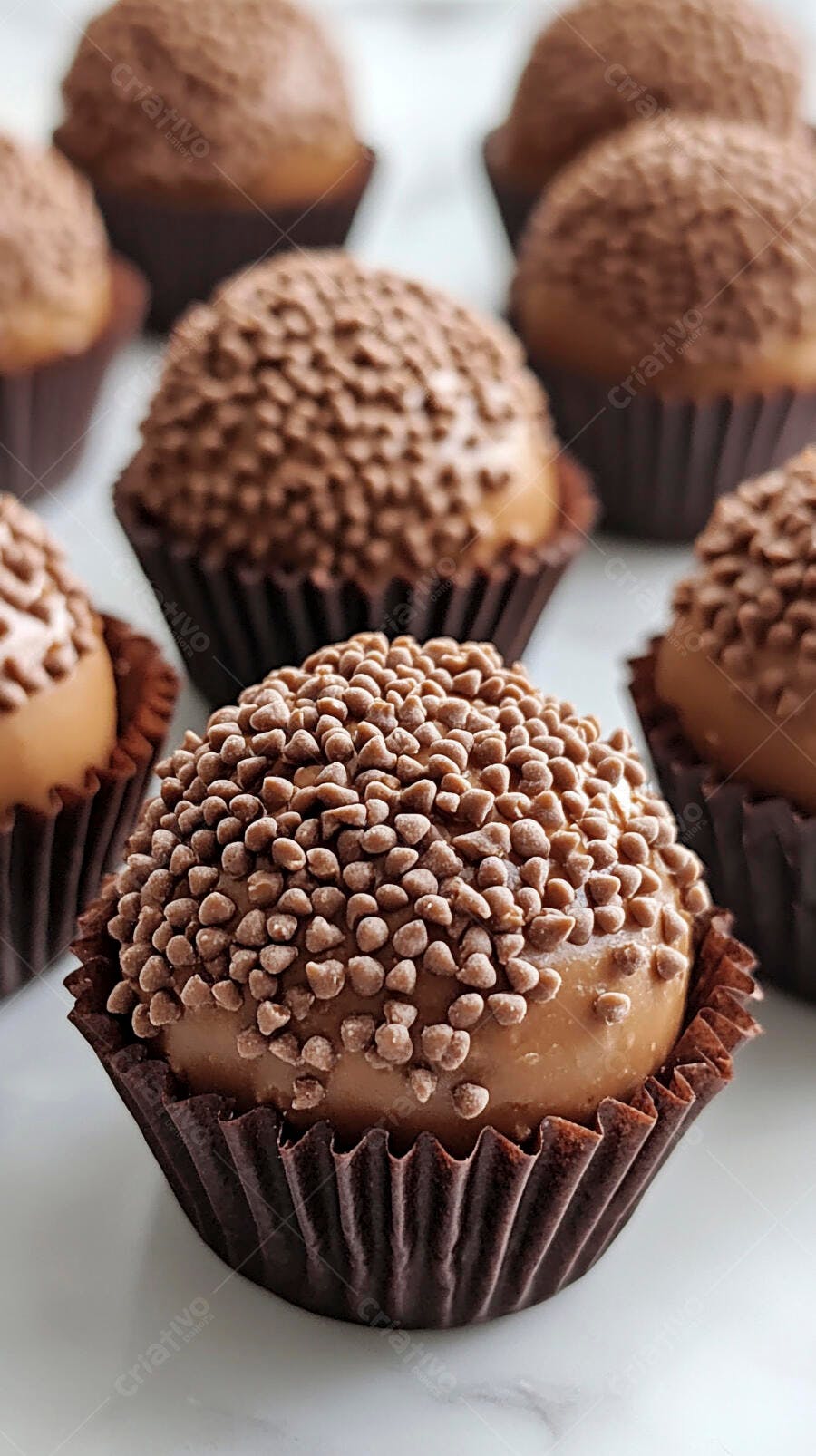 Foto Brigadeiro Gourmet Granulado Chocolate Festa