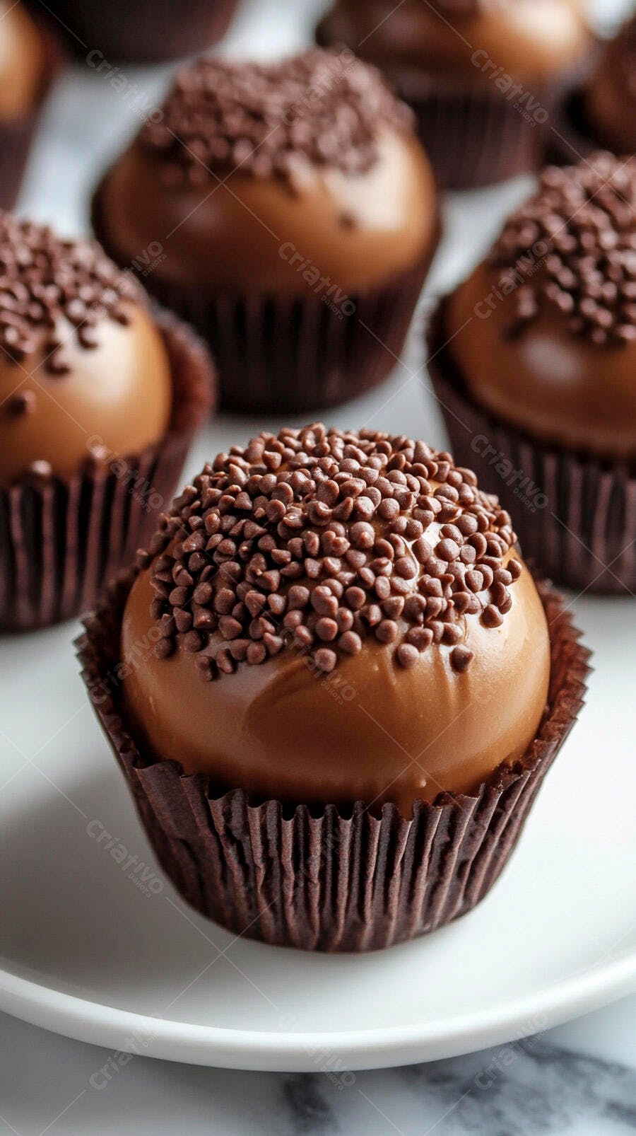 Foto Brigadeiro Gourmet Granulado Chocolate Doce Festa
