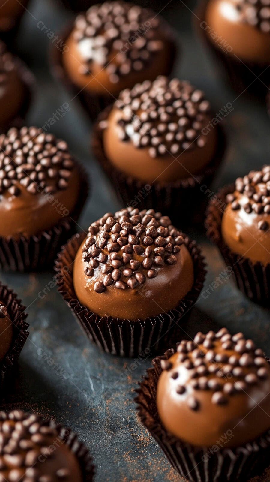 Foto Brigadeiro Gourmet Granulado Escuro Studio