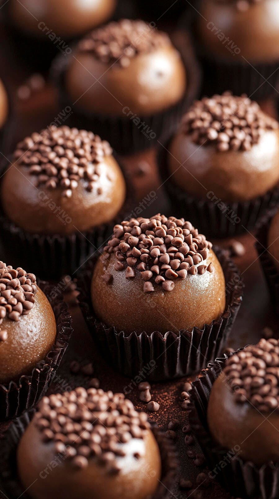 Foto Brigadeiro Gourmet com Granulado de Chocolate Doce Festa