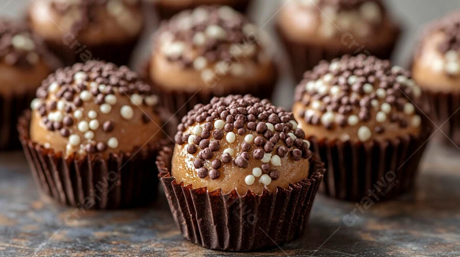 Foto Brigadeiro Gourmet com Granulado Festa Aniversário