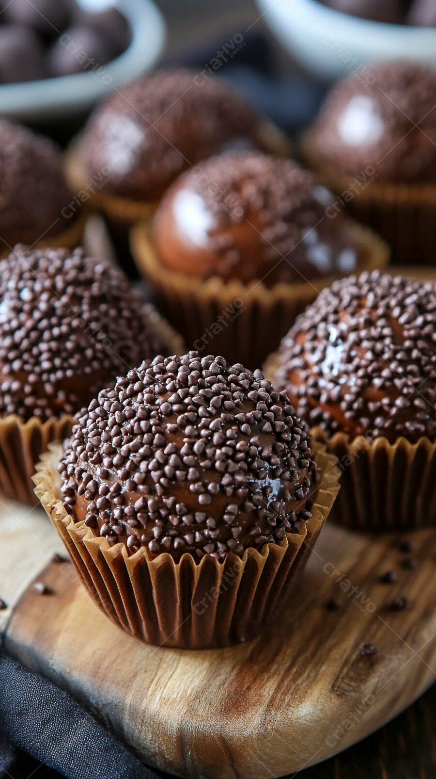 Foto Brigadeiro Gourmet Granulado Chocolate Doce Festa