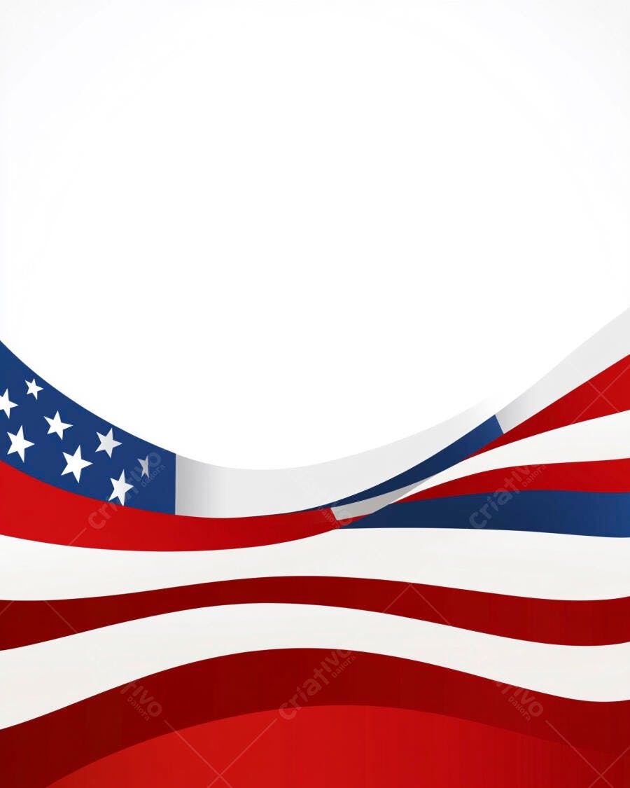 Fundo abstrato bandeira americana com estrelas listras vermelho azul branco