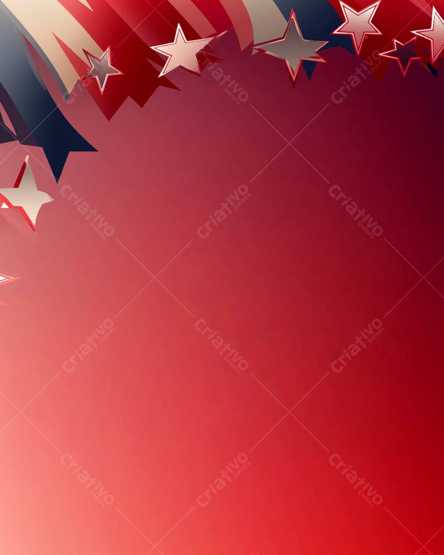 Fundo patriótico EUA estrelas e listras vermelho e azul