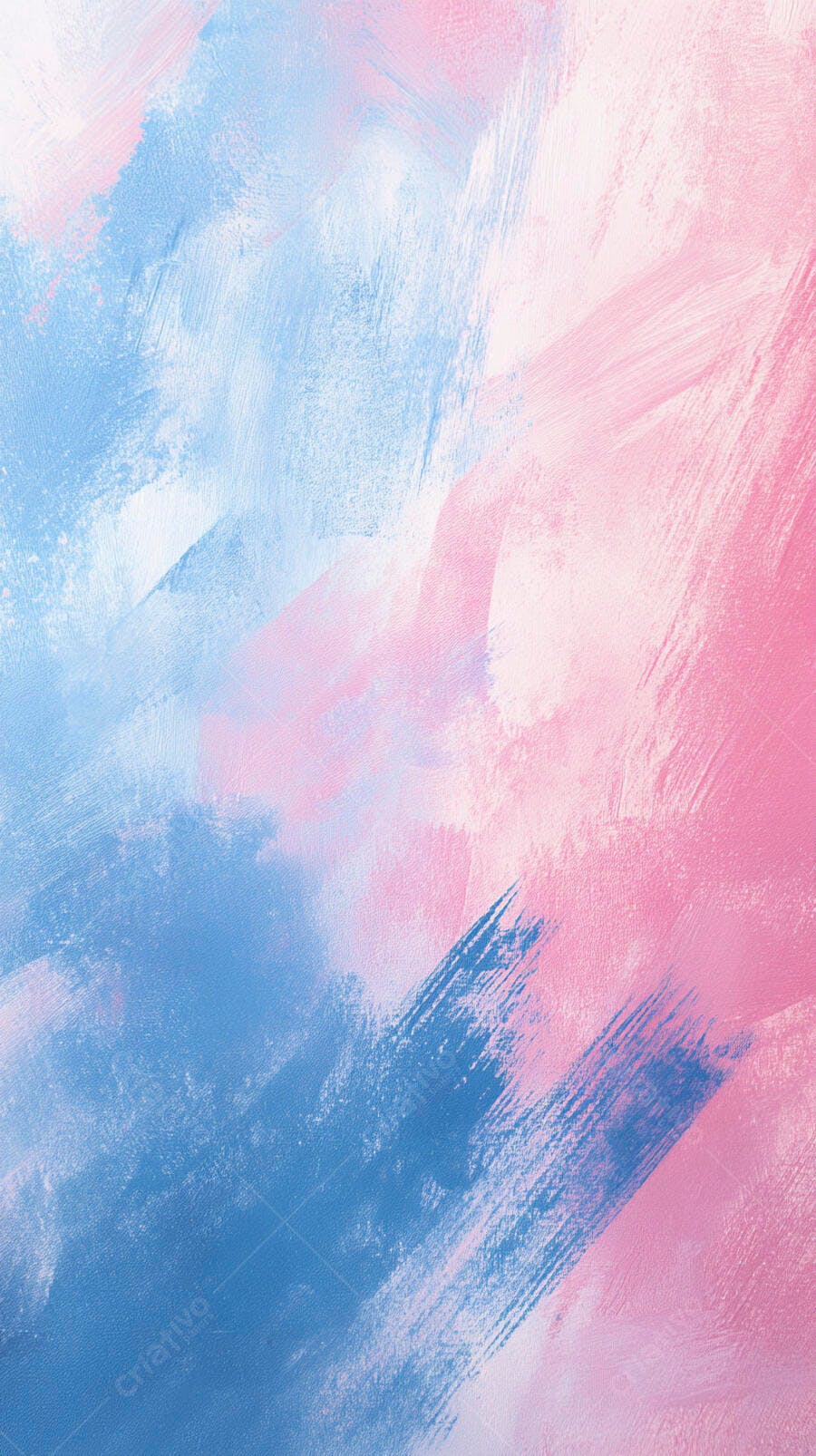 Textura abstrata com pinceladas artísticas em azul e rosa pastel