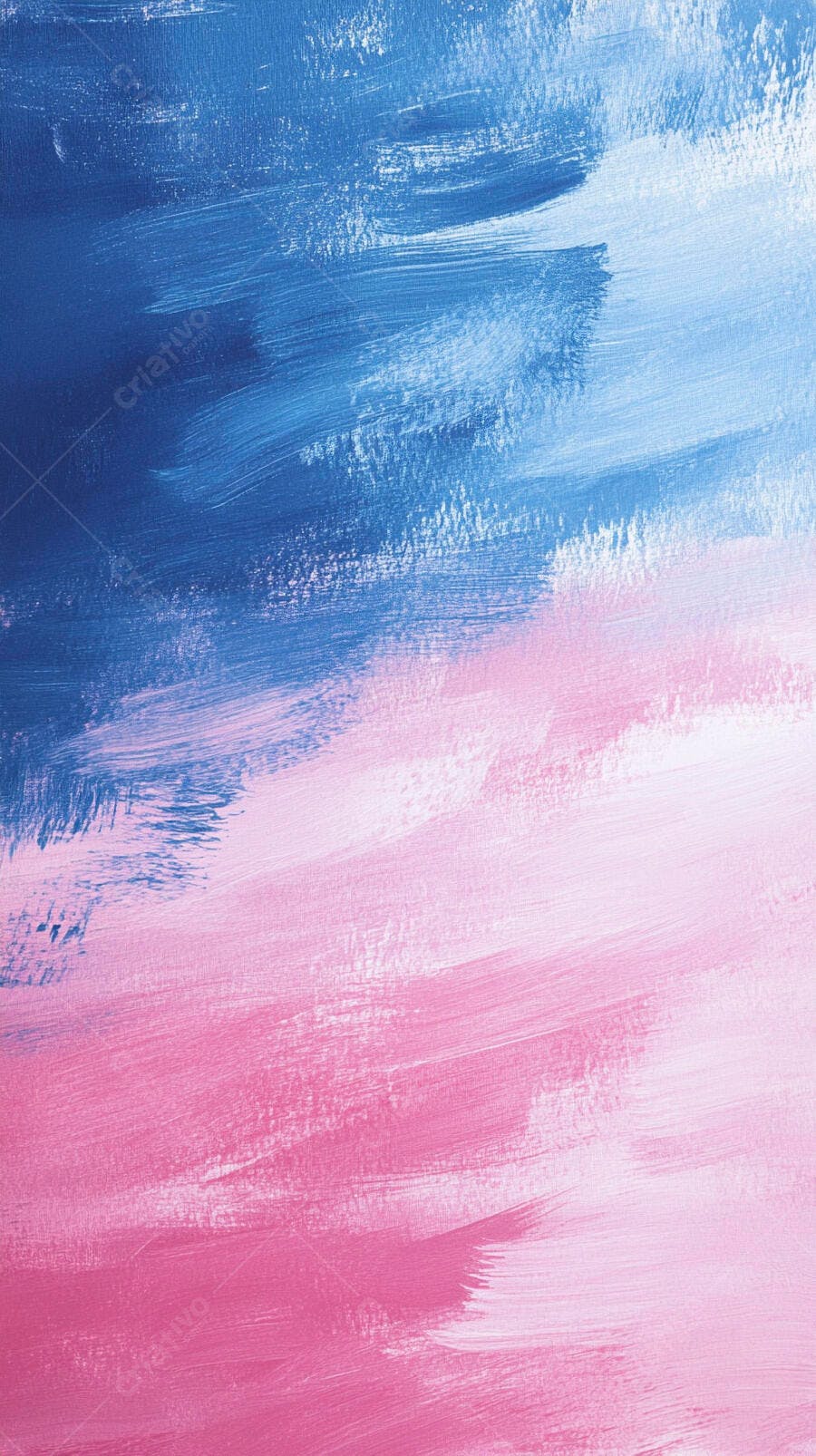 Fundo abstrato com pinceladas azuis e rosas textura criativa