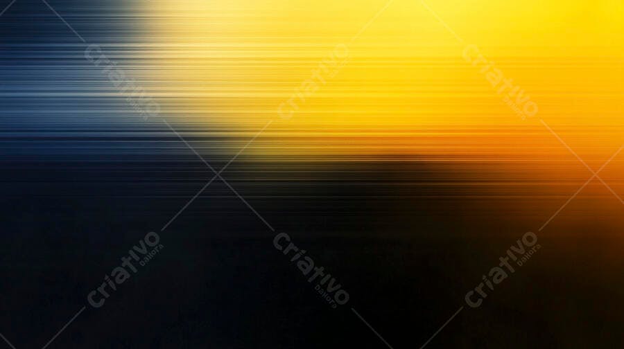 Fundo abstrato moderno linhas horizontais amarelo e azul escuro com gradiente dinâmico