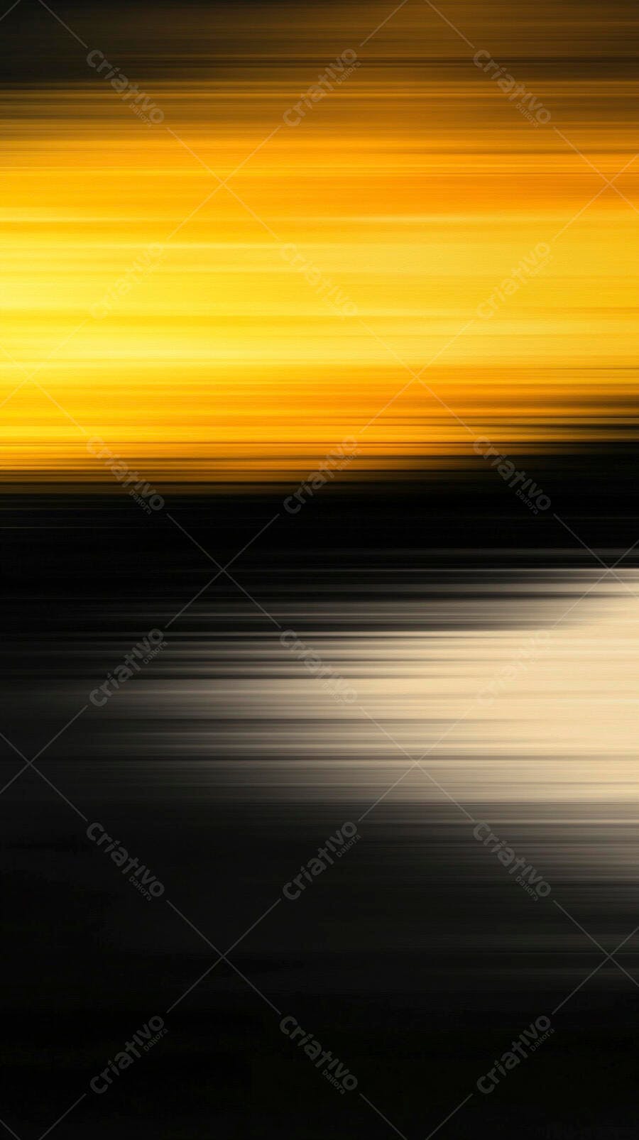 Listras horizontais coloridas em gradiente amarelo preto e bege