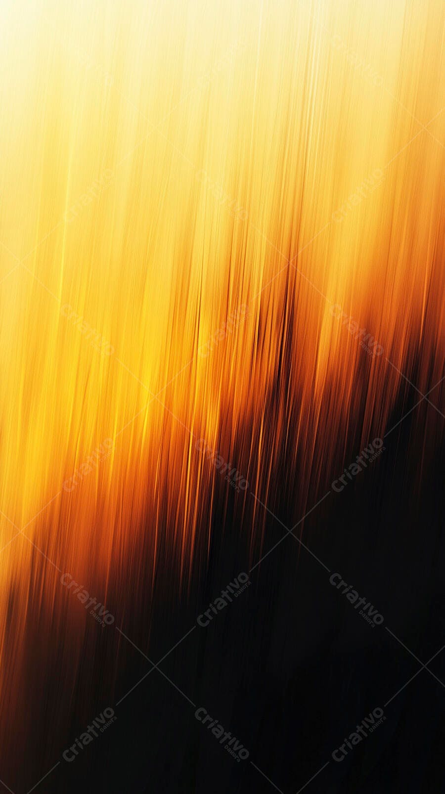 Fundo abstrato com listras laranja e douradas em movimento