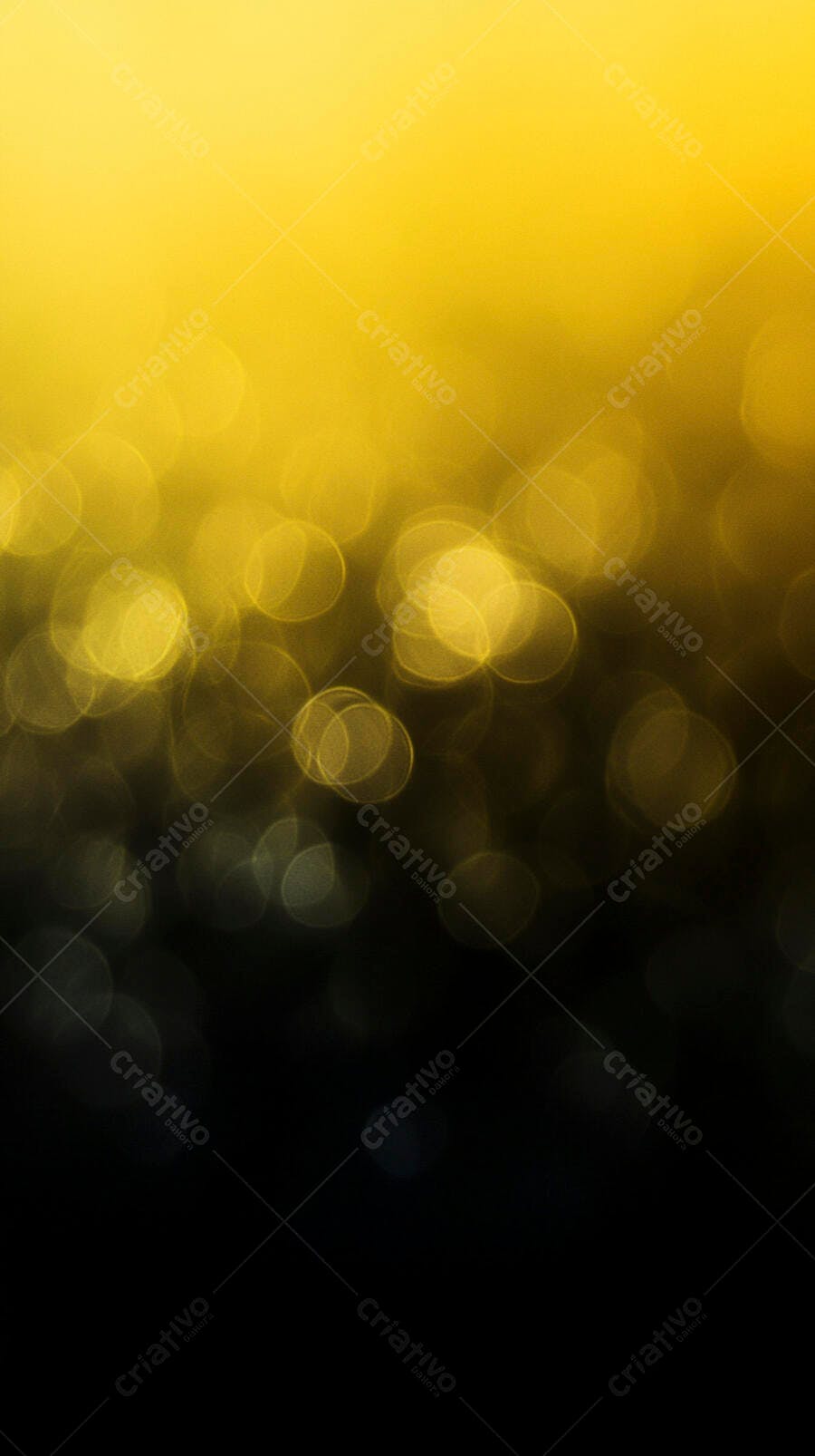Luzes bokeh fundo abstrato dourado e preto elegante
