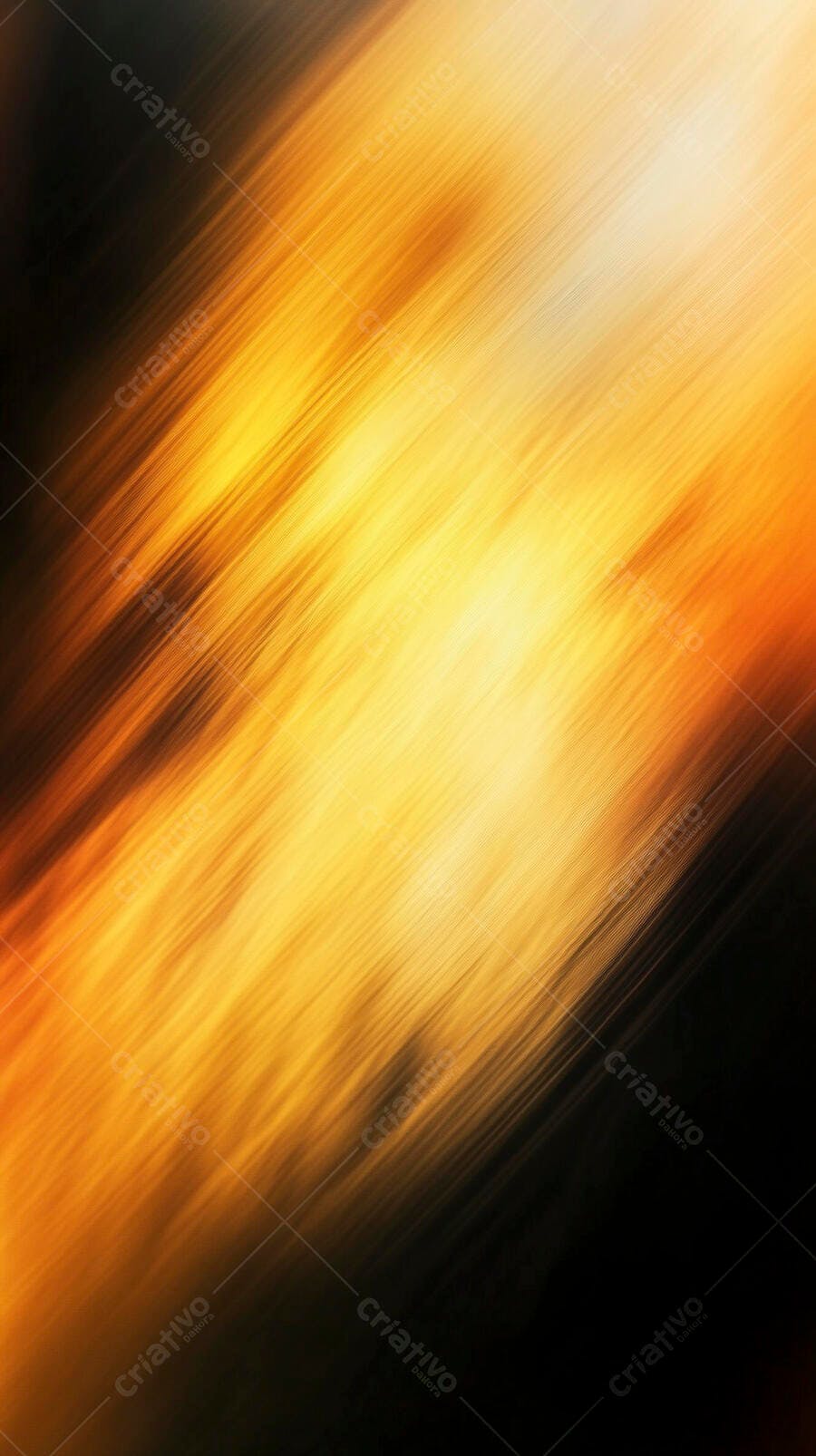 Fundo abstrato com luz vibrante em tons quentes e efeito de movimento diagonal