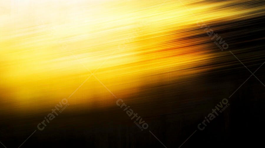Luz dourada abstrata com faixas diagonais e brilho intenso