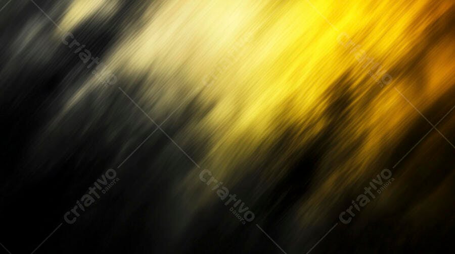 Abstracto amarelo e preto com linhas vibrantes de foco dinâmico