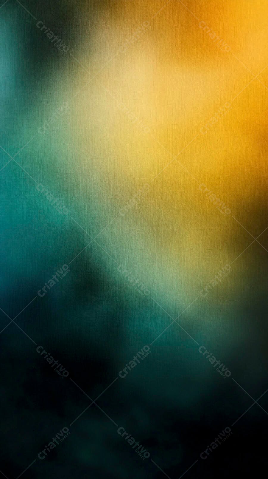Gradiente abstrato em tons de amarelo laranja e azul teal com textura suave