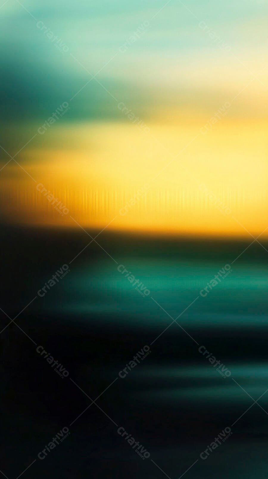 Gradiente abstrato azul claro amarelo dourado e verde escuro com efeito borrado