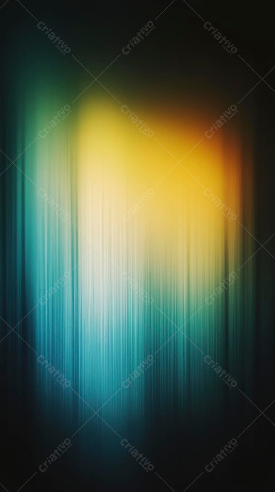 Plano de fundo abstrato com gradiente vertical azul turquesa e amarelo dourado
