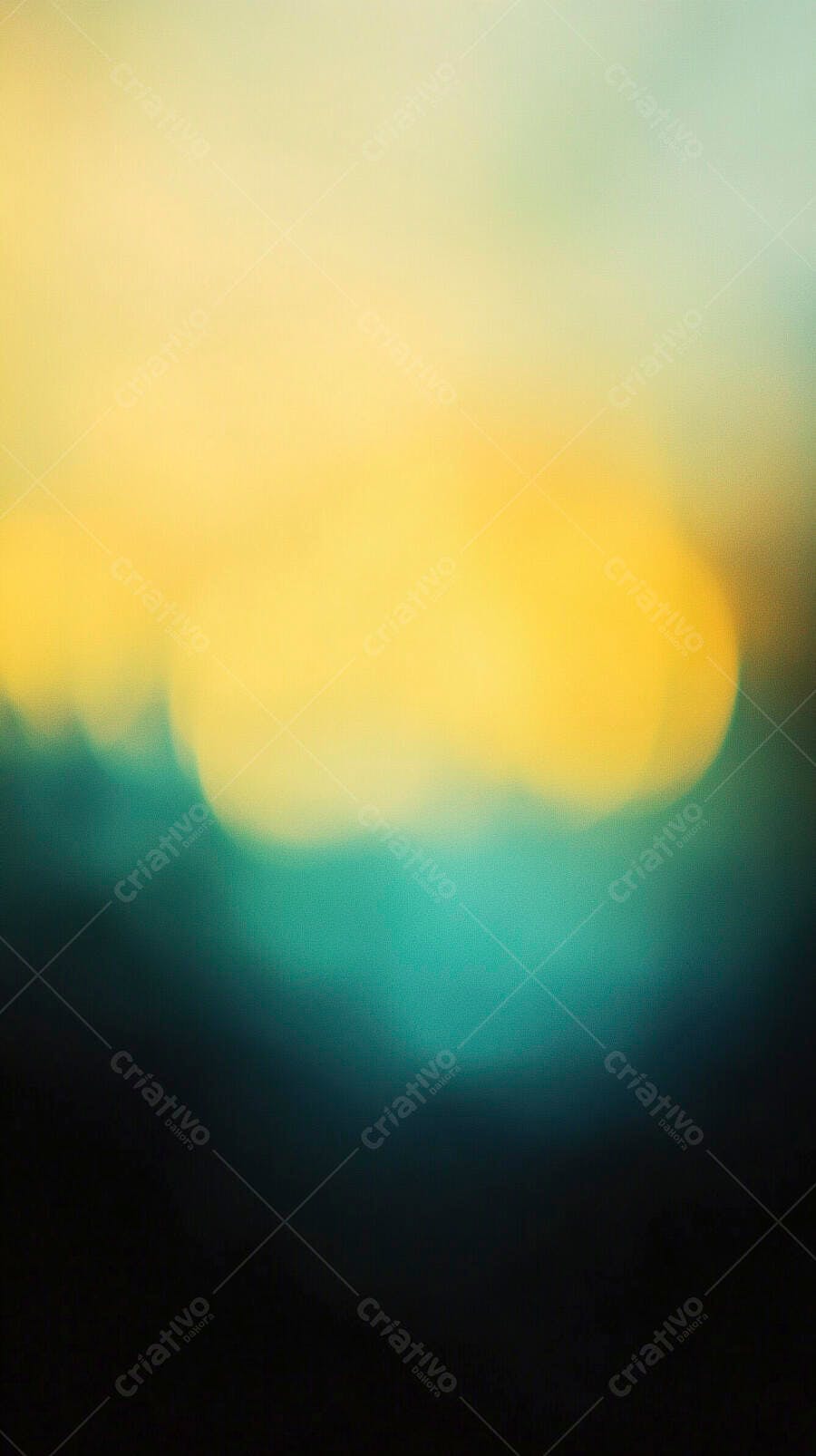 Fundo abstrato luzes bokeh gradiente amarelo e azul-petróleo