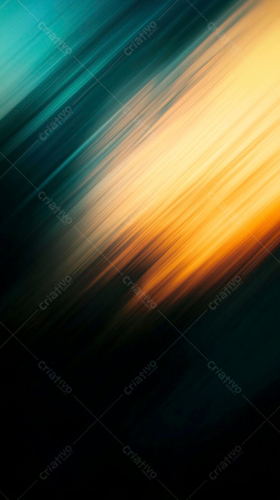 Fundo abstrato linhas diagonais de movimento verde água laranja