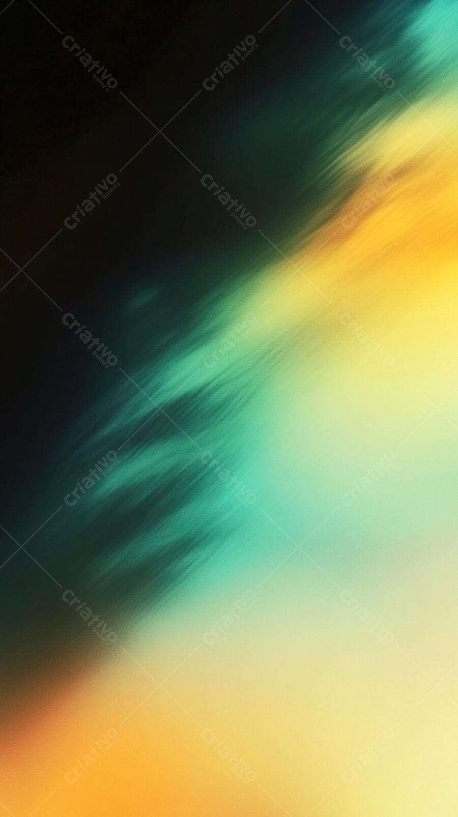 Fundo abstrato digital com gradiente vibrante de azul teal e amarelo dourado
