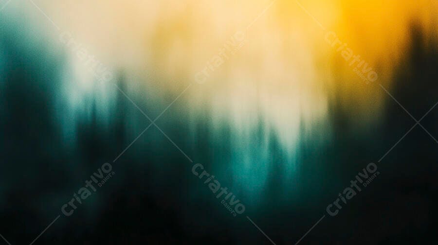 Fundo abstrato com gradiente de cores amarelo e azul turquesa