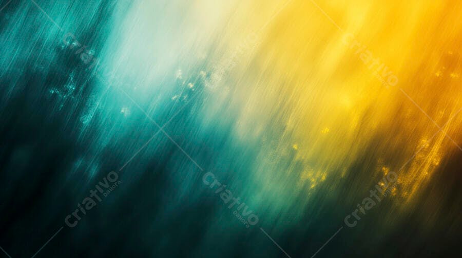 Fundo abstrato moderno turquesa e amarelo com transição de cor dinâmica