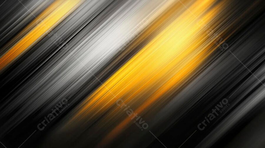 Fundo abstrato com listras diagonais pretas amarelas brancas e cinzas