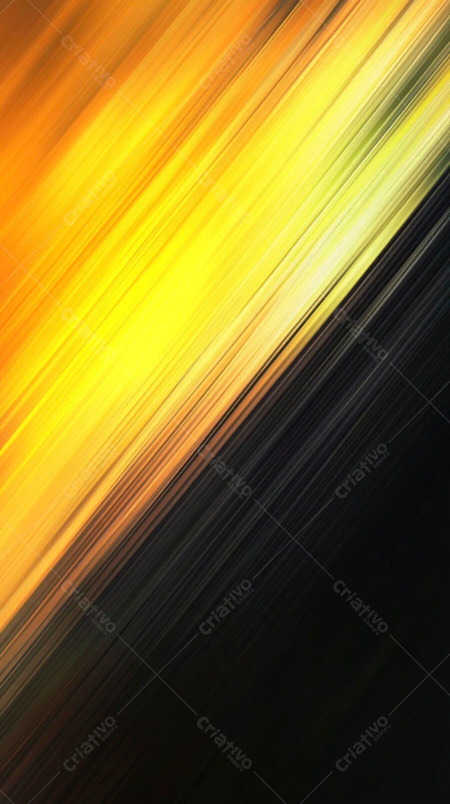 Fundo abstrato com linhas diagonais em gradiente amarelo e preto