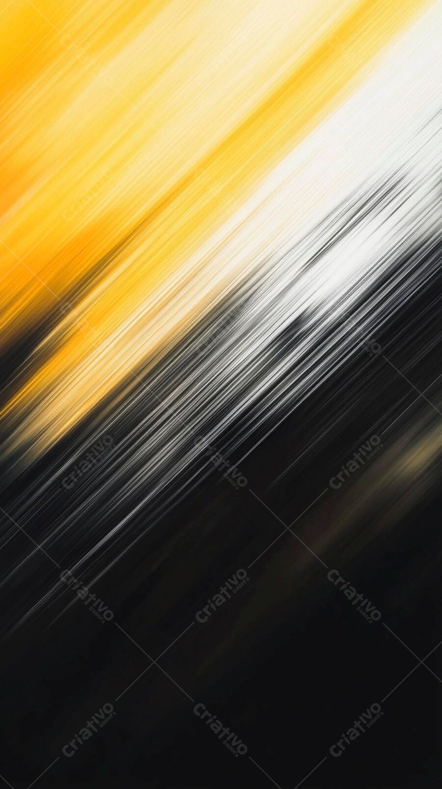 Linhas diagonais amarelas brancas e pretas em movimento abstrato