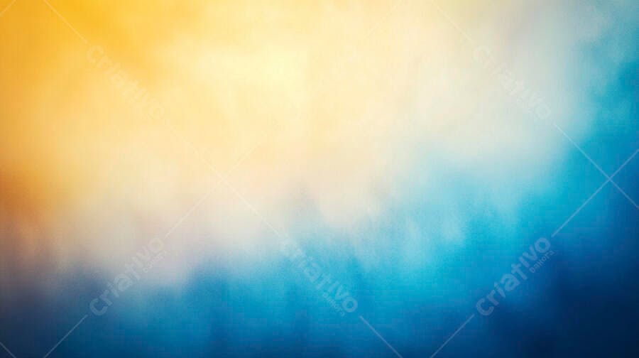 Gradiente abstrato suave de amarelo e azul vibrante para fundo moderno