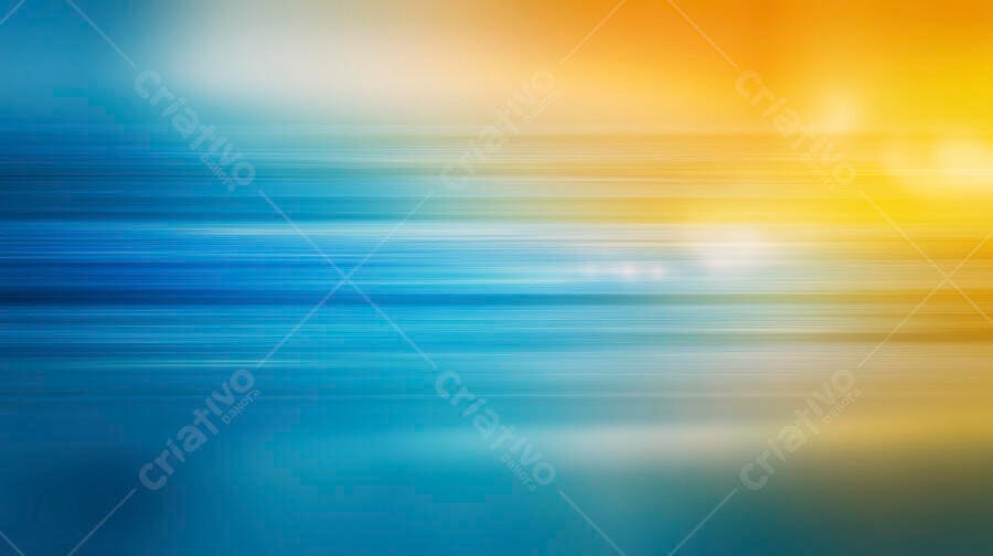 Fundo abstrato com linhas de velocidade azul e laranja