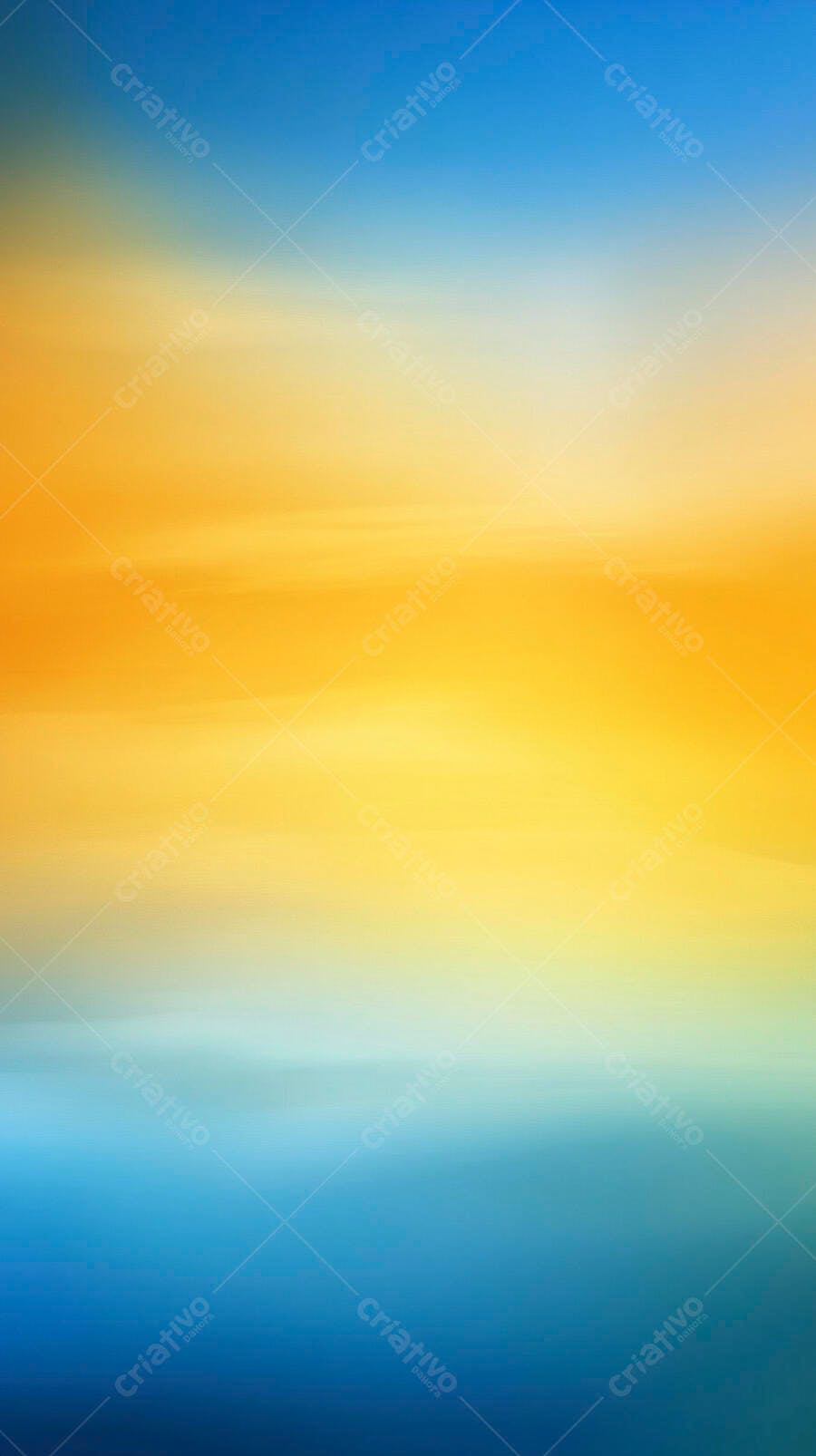 Plano de fundo abstrato com gradiente azul amarelo e laranja