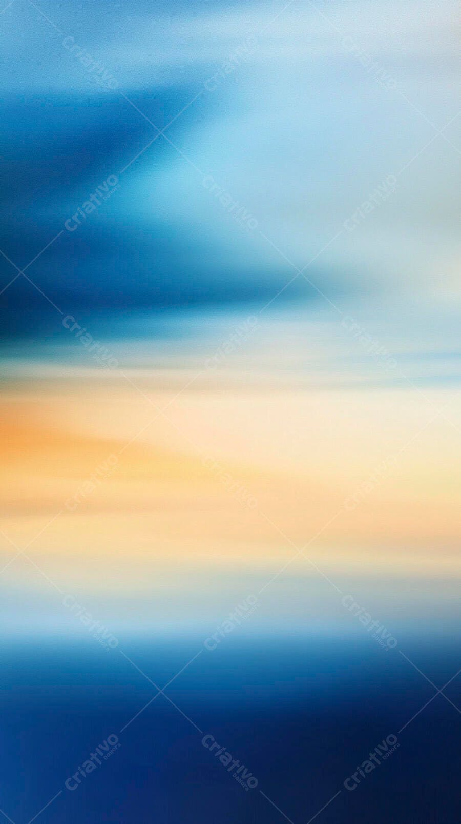 Gradiente abstrato azul claro laranja e azul escuro com efeito borrado