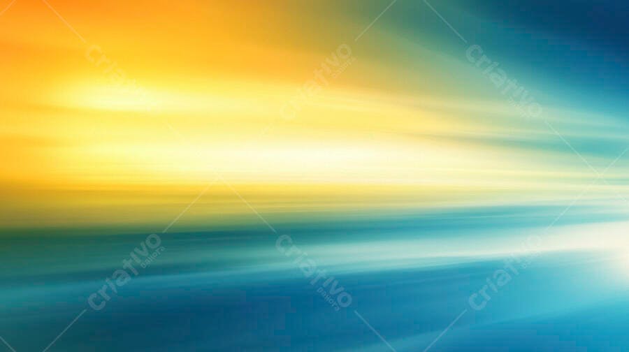 Fundo gradiente abstrato vibrante laranja e azul com feixes de luz