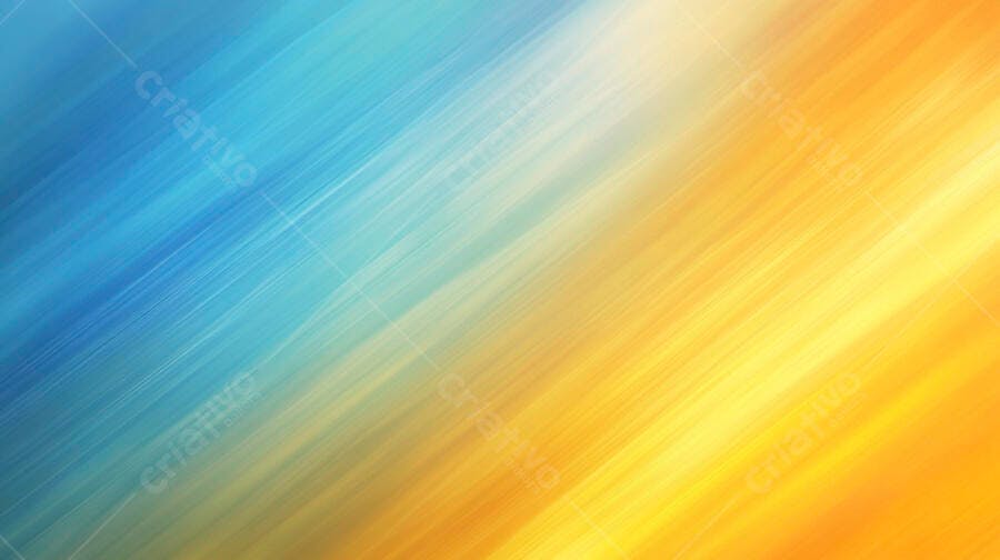 Fundo abstrato azul e laranja com linhas diagonais suaves