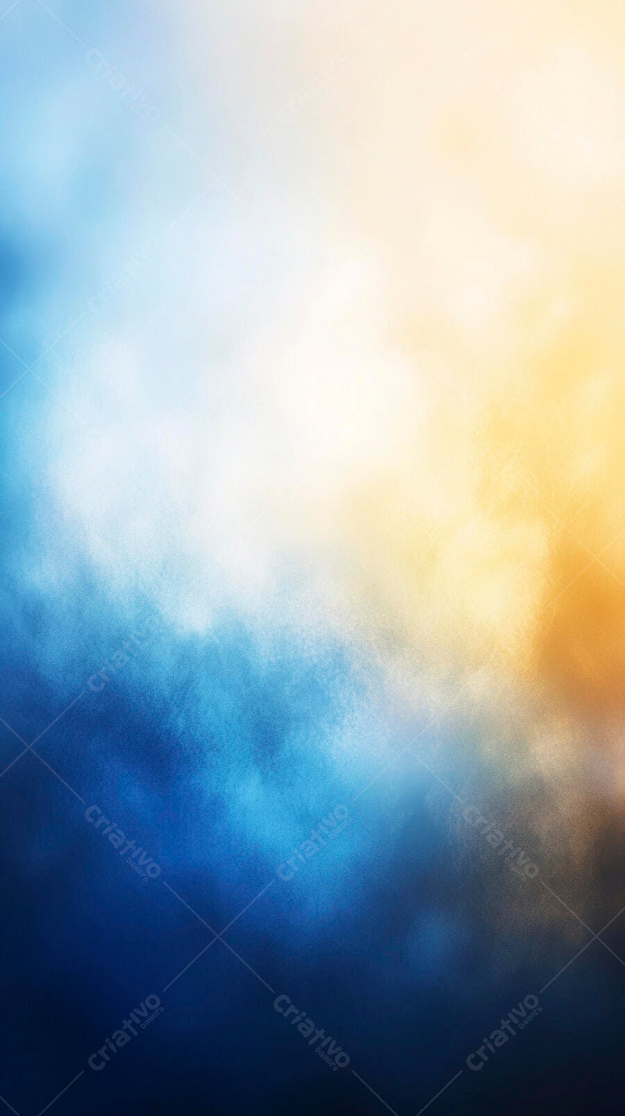 Fundo gradiente abstrato azul e amarelo com textura suave