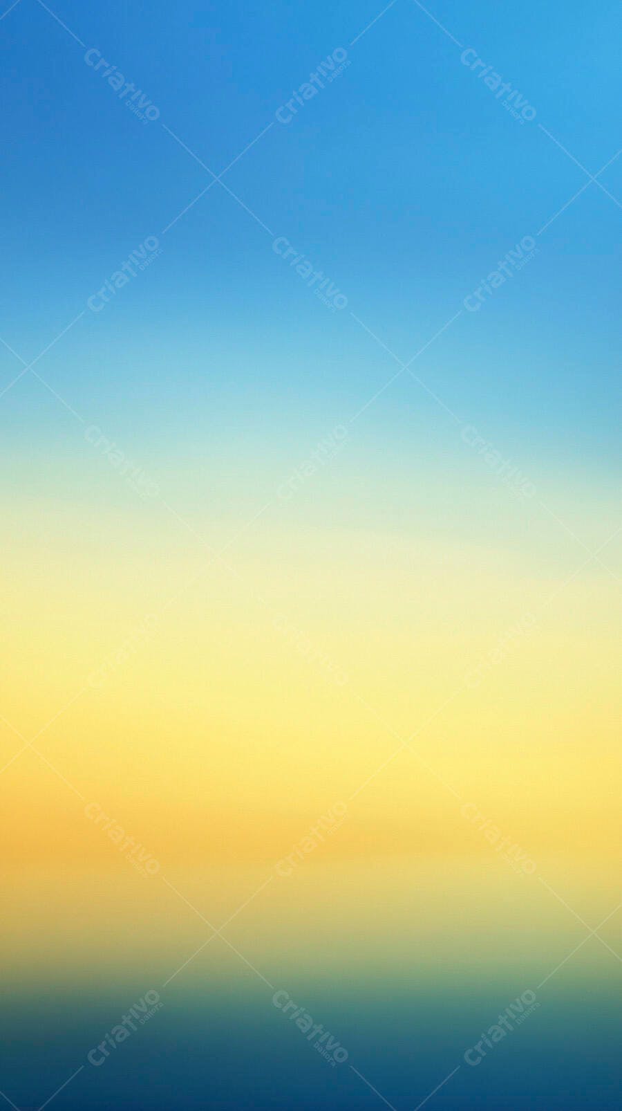 Gradiente de cores céu azul e amarelo suave fundo abstrato