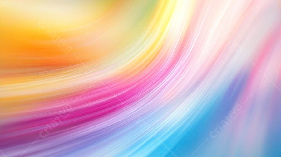Fundo abstrato colorido com ondas de luz vibrantes